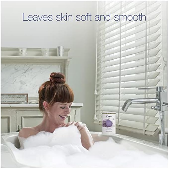 Dove Relaxing Care Lavender & Chamomile Bath Salts with Skin-Natural moisturisers to Relax Your Mind & Body, Leaving Your Skin Smooth & Soft 900 g - Image 5